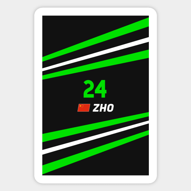 F1 2024 - #24 Zhou Sticker by sednoid